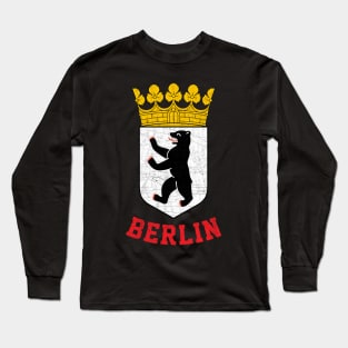 Berlin, Germany - Vintage Style Design Long Sleeve T-Shirt